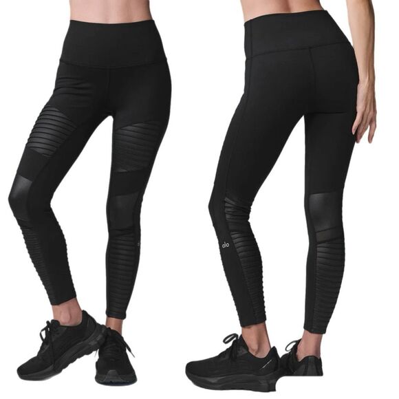 ALO 7/8 High-Waist Moto Legging - Picture 1 of 5